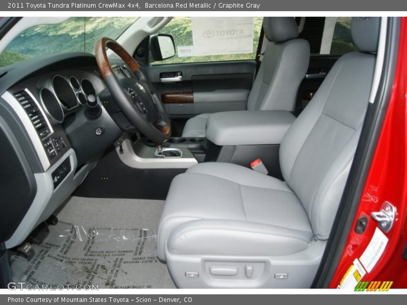 Barcelona Red Metallic / Graphite Gray 2011 Toyota Tundra Platinum CrewMax 4x4