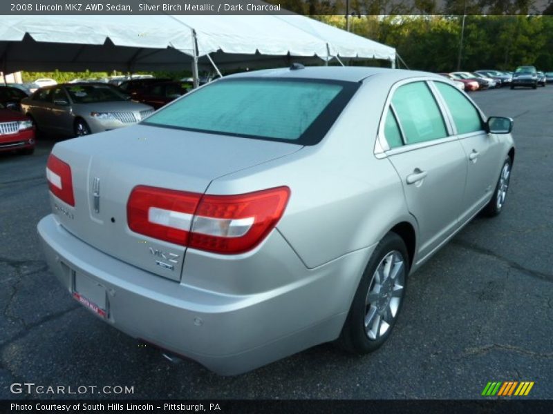 Silver Birch Metallic / Dark Charcoal 2008 Lincoln MKZ AWD Sedan