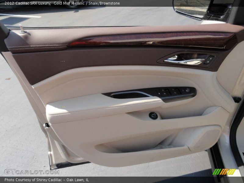 Gold Mist Metallic / Shale/Brownstone 2012 Cadillac SRX Luxury