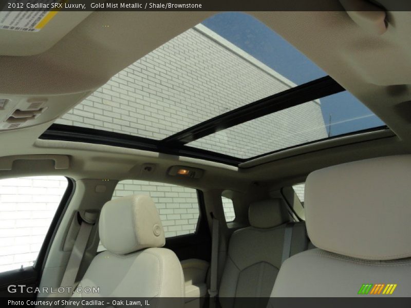 Gold Mist Metallic / Shale/Brownstone 2012 Cadillac SRX Luxury