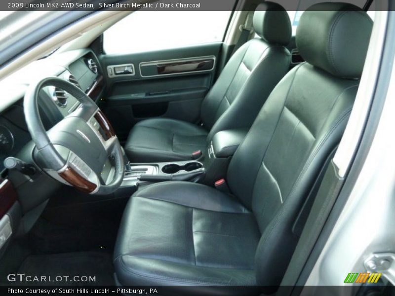 Silver Birch Metallic / Dark Charcoal 2008 Lincoln MKZ AWD Sedan