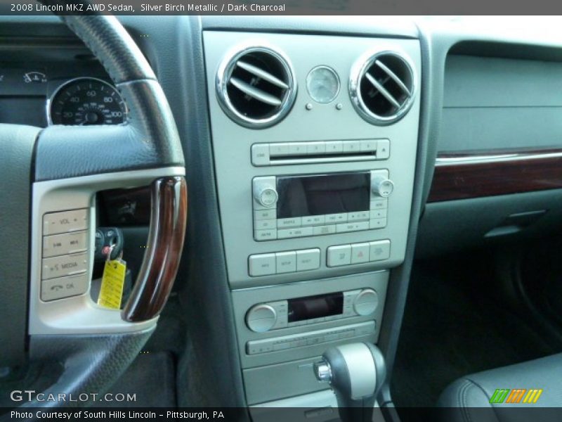 Silver Birch Metallic / Dark Charcoal 2008 Lincoln MKZ AWD Sedan