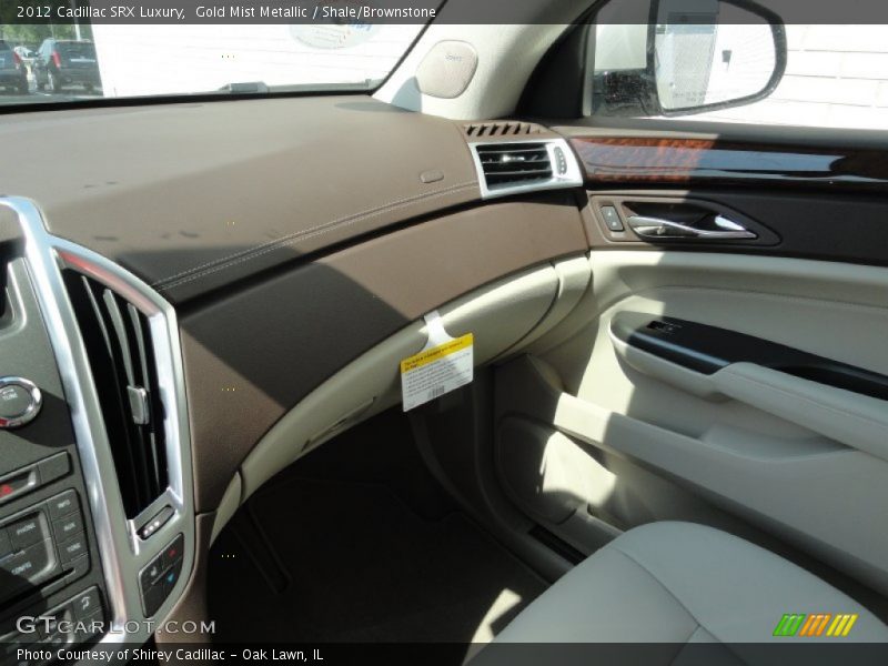 Gold Mist Metallic / Shale/Brownstone 2012 Cadillac SRX Luxury