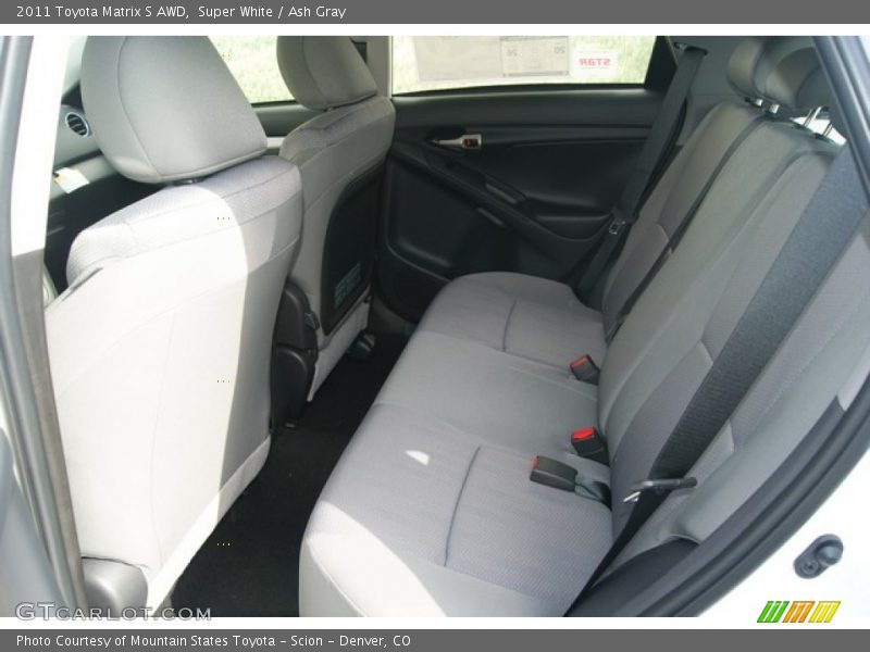  2011 Matrix S AWD Ash Gray Interior