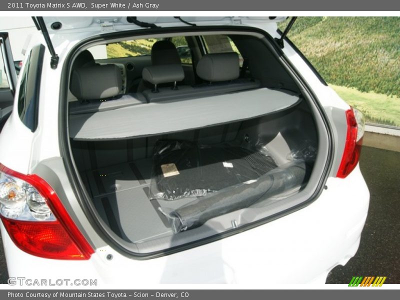 Super White / Ash Gray 2011 Toyota Matrix S AWD