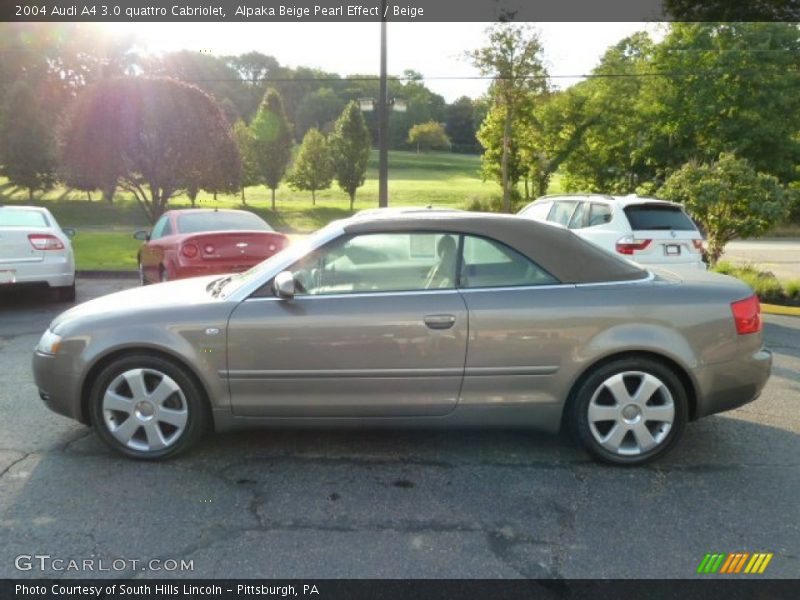  2004 A4 3.0 quattro Cabriolet Alpaka Beige Pearl Effect