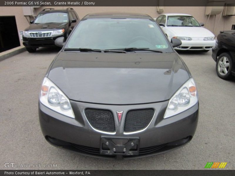 Granite Metallic / Ebony 2006 Pontiac G6 V6 Sedan