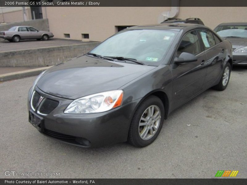 Granite Metallic / Ebony 2006 Pontiac G6 V6 Sedan