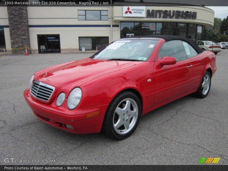 Magma Red / Ash 1999 Mercedes-Benz CLK 320 Convertible