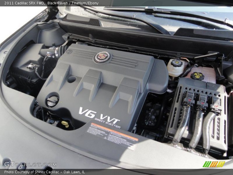 Black Raven / Titanium/Ebony 2011 Cadillac SRX FWD