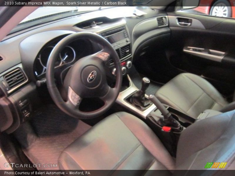 Spark Silver Metallic / Carbon Black 2010 Subaru Impreza WRX Wagon