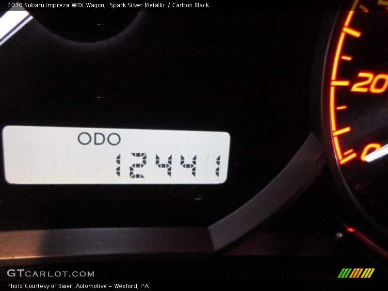 Spark Silver Metallic / Carbon Black 2010 Subaru Impreza WRX Wagon