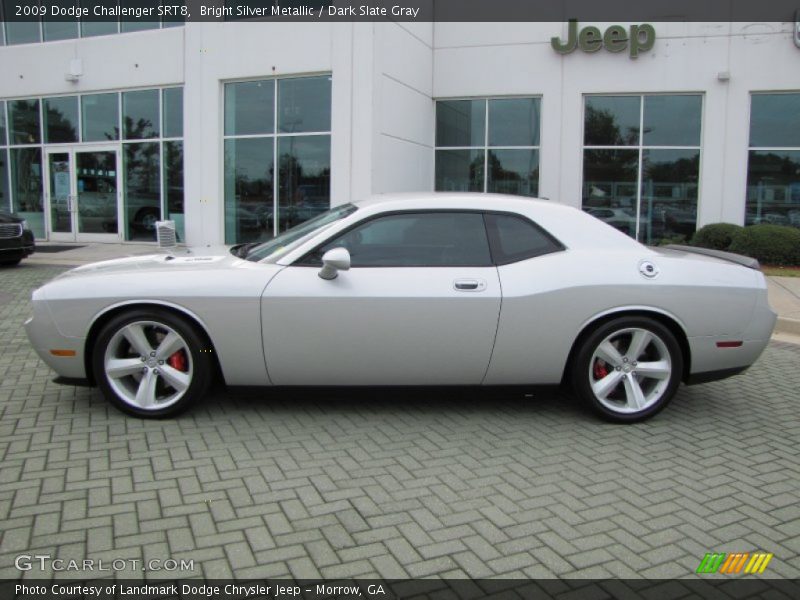 Bright Silver Metallic / Dark Slate Gray 2009 Dodge Challenger SRT8