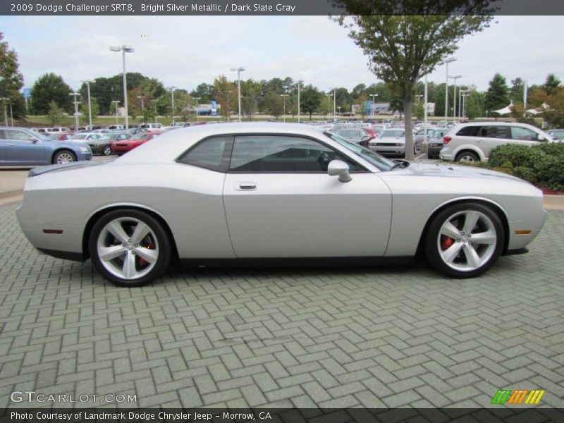 Bright Silver Metallic / Dark Slate Gray 2009 Dodge Challenger SRT8