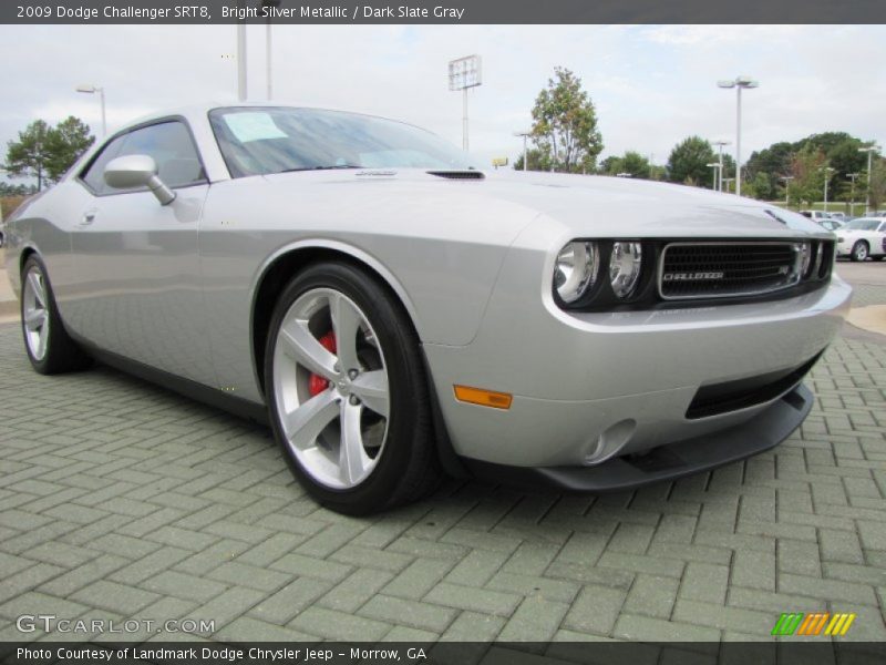 Bright Silver Metallic / Dark Slate Gray 2009 Dodge Challenger SRT8
