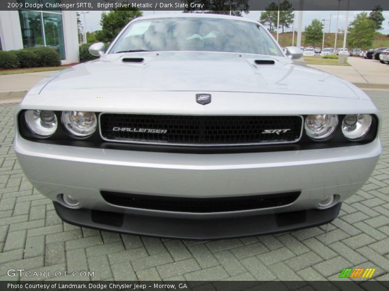 Bright Silver Metallic / Dark Slate Gray 2009 Dodge Challenger SRT8