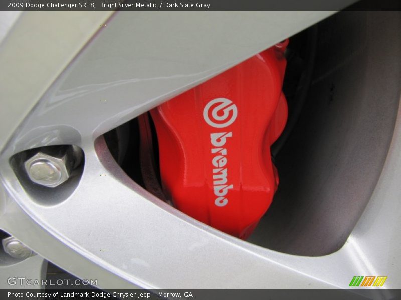 Bright Silver Metallic / Dark Slate Gray 2009 Dodge Challenger SRT8