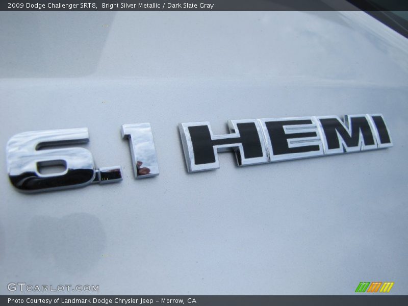 Bright Silver Metallic / Dark Slate Gray 2009 Dodge Challenger SRT8