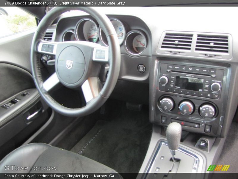 Bright Silver Metallic / Dark Slate Gray 2009 Dodge Challenger SRT8