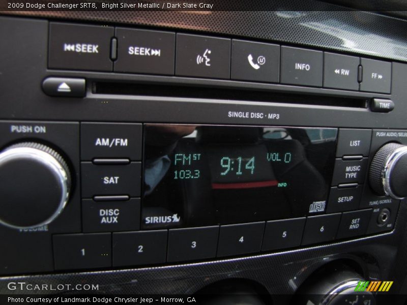 Bright Silver Metallic / Dark Slate Gray 2009 Dodge Challenger SRT8