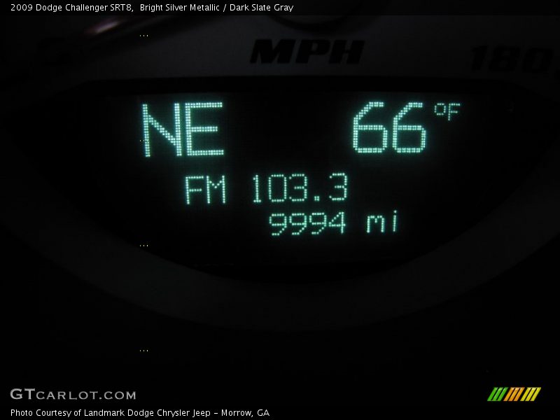 Bright Silver Metallic / Dark Slate Gray 2009 Dodge Challenger SRT8