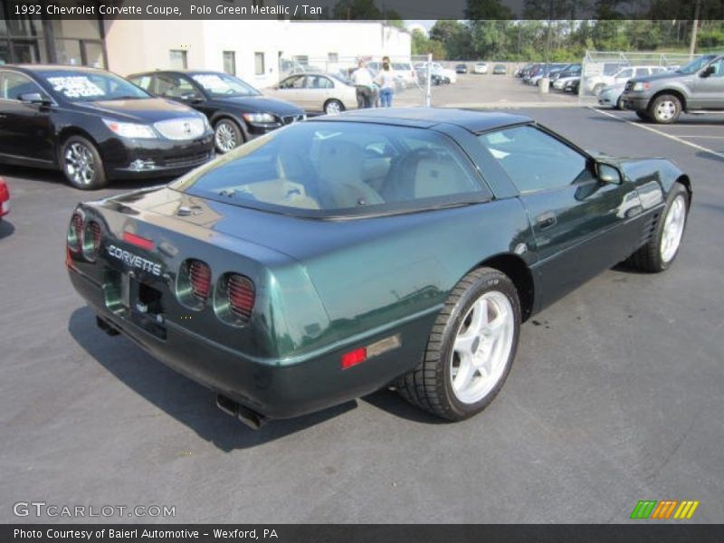  1992 Corvette Coupe Polo Green Metallic