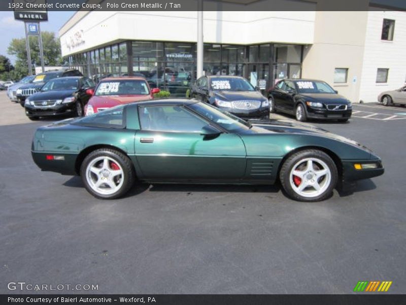  1992 Corvette Coupe Polo Green Metallic