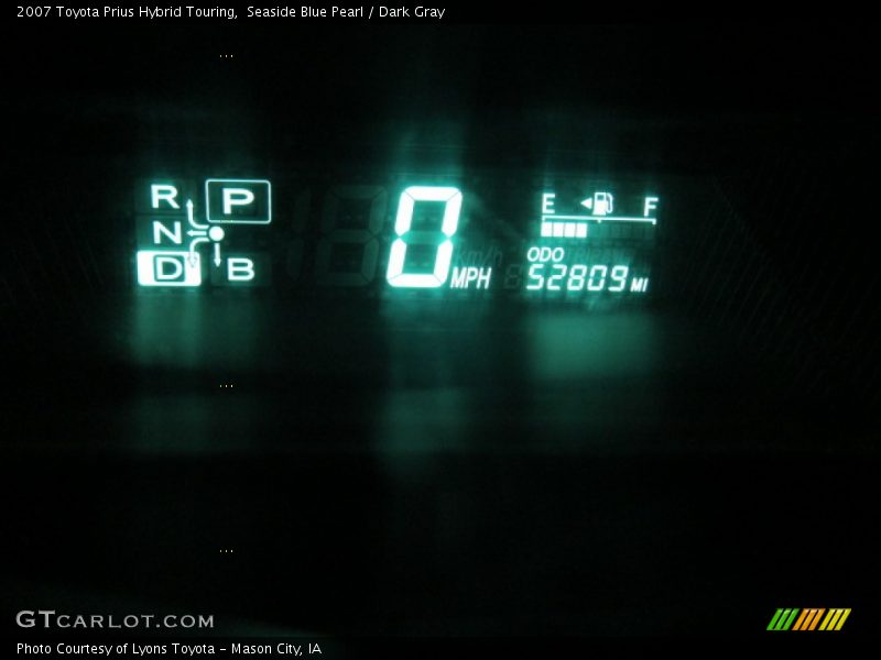 Seaside Blue Pearl / Dark Gray 2007 Toyota Prius Hybrid Touring