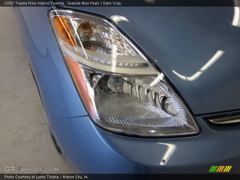 Seaside Blue Pearl / Dark Gray 2007 Toyota Prius Hybrid Touring