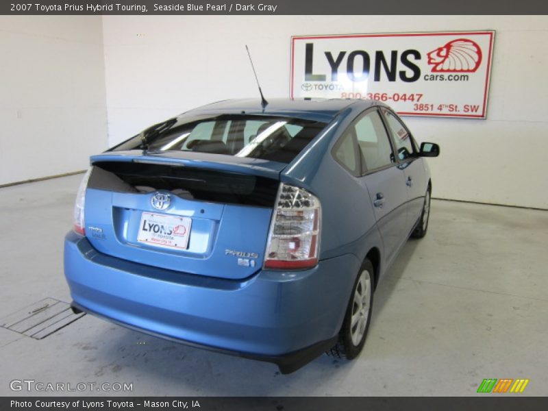 Seaside Blue Pearl / Dark Gray 2007 Toyota Prius Hybrid Touring