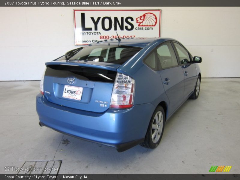 Seaside Blue Pearl / Dark Gray 2007 Toyota Prius Hybrid Touring