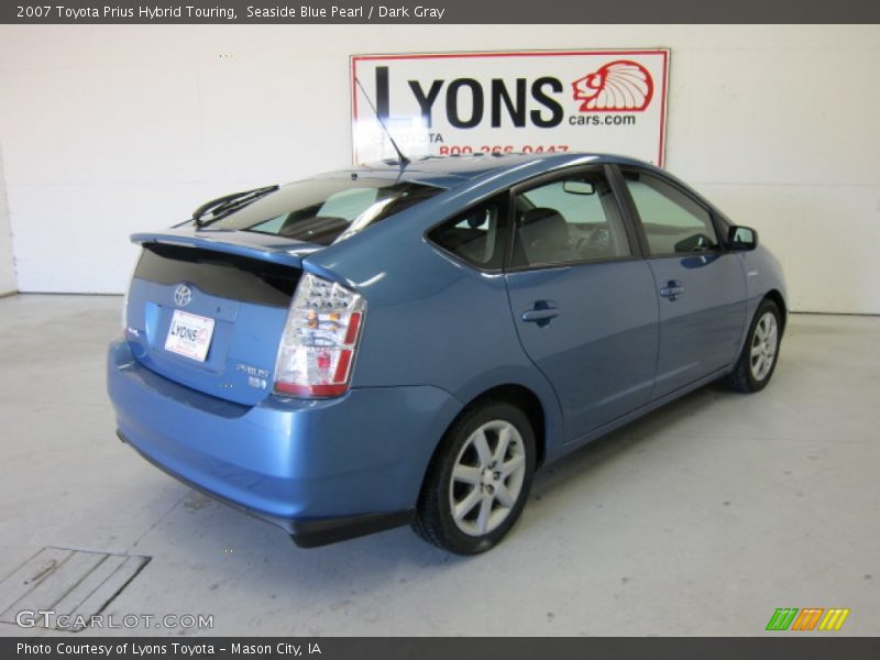 Seaside Blue Pearl / Dark Gray 2007 Toyota Prius Hybrid Touring