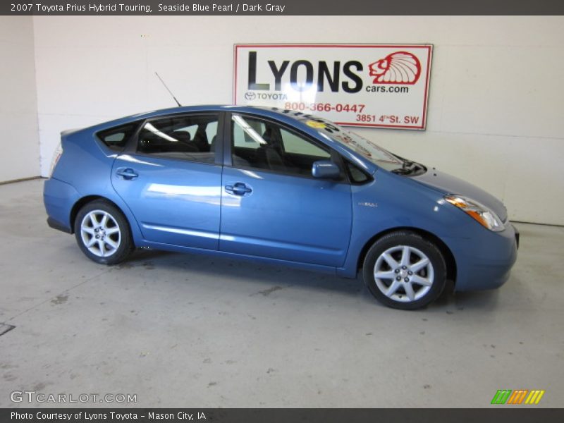 Seaside Blue Pearl / Dark Gray 2007 Toyota Prius Hybrid Touring