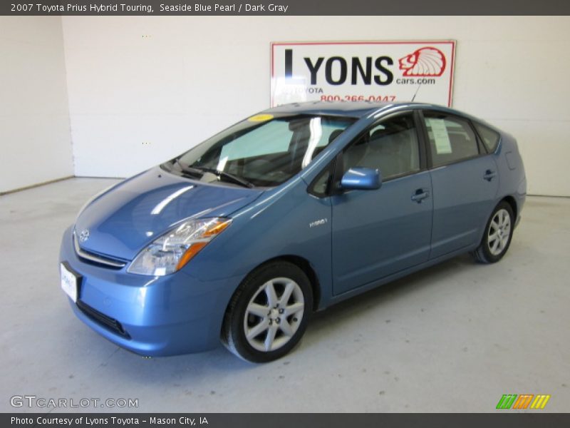 Seaside Blue Pearl / Dark Gray 2007 Toyota Prius Hybrid Touring