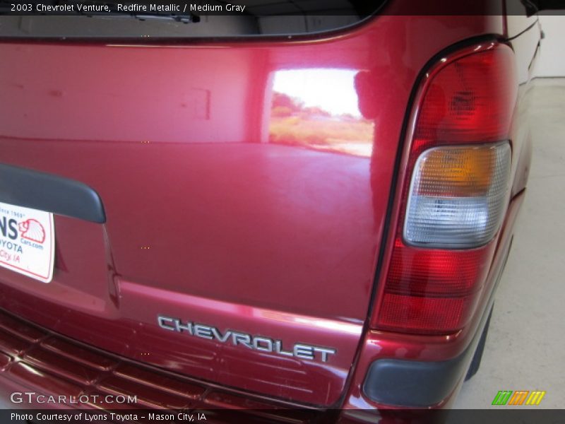 Redfire Metallic / Medium Gray 2003 Chevrolet Venture
