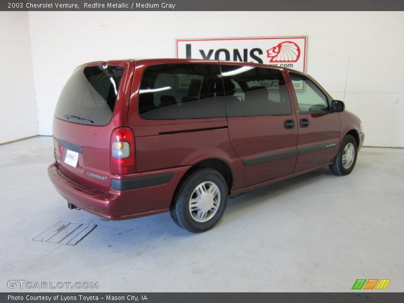 Redfire Metallic / Medium Gray 2003 Chevrolet Venture