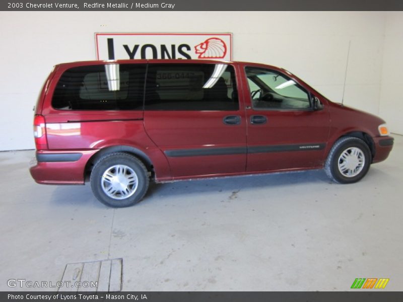Redfire Metallic / Medium Gray 2003 Chevrolet Venture