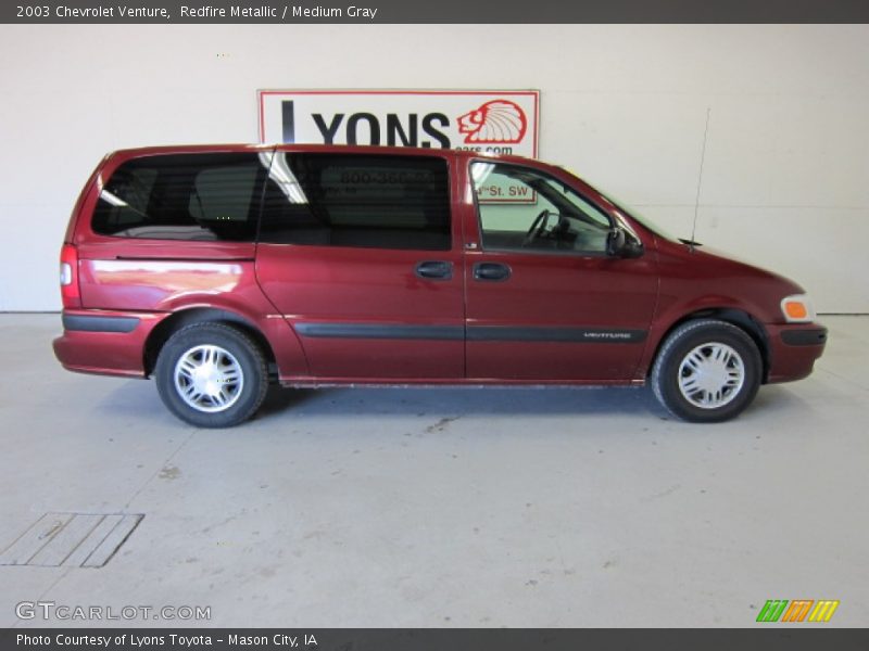 Redfire Metallic / Medium Gray 2003 Chevrolet Venture