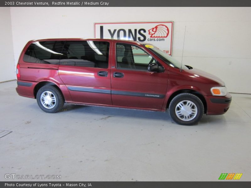 Redfire Metallic / Medium Gray 2003 Chevrolet Venture