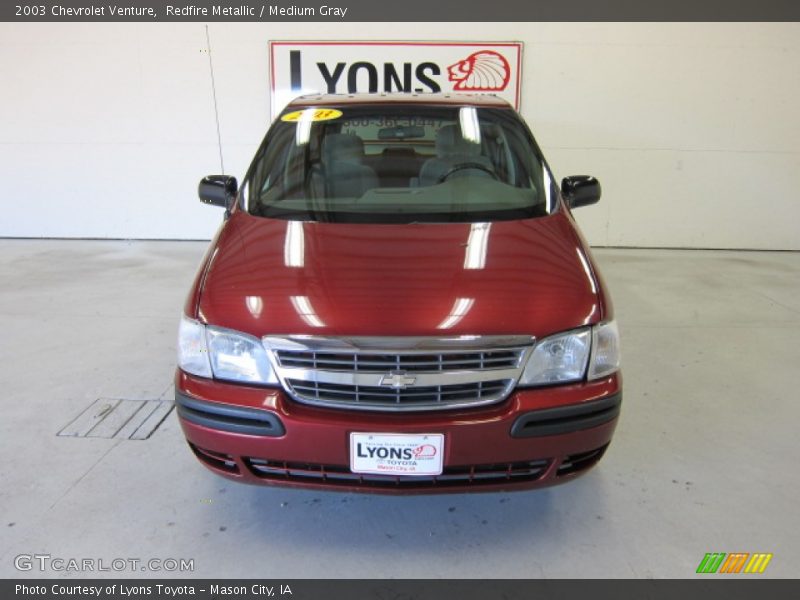 Redfire Metallic / Medium Gray 2003 Chevrolet Venture