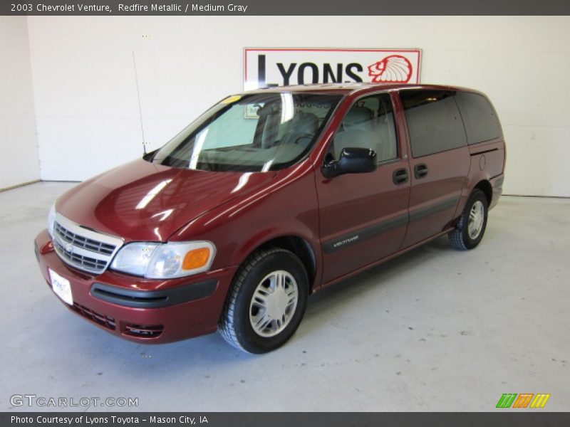 Redfire Metallic / Medium Gray 2003 Chevrolet Venture