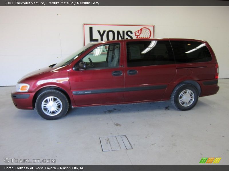 Redfire Metallic / Medium Gray 2003 Chevrolet Venture