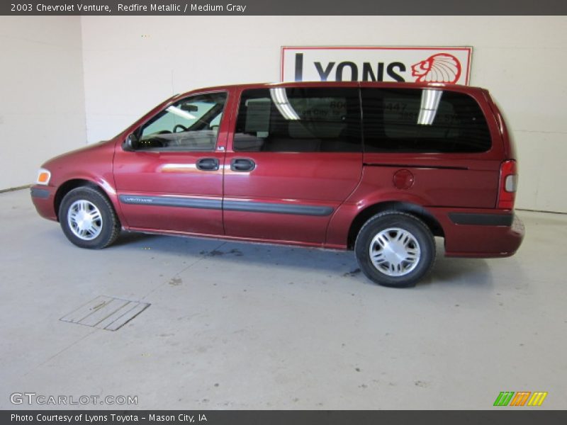 Redfire Metallic / Medium Gray 2003 Chevrolet Venture