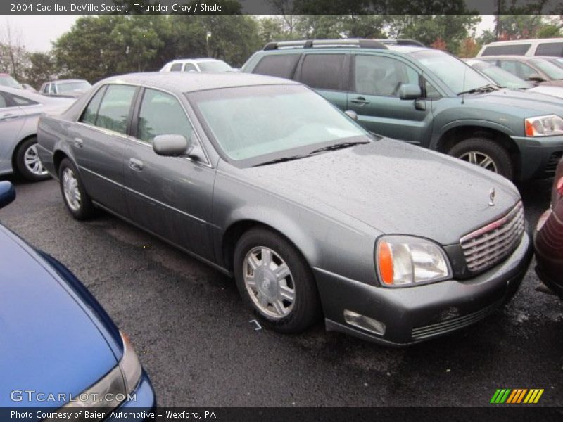 Thunder Gray / Shale 2004 Cadillac DeVille Sedan