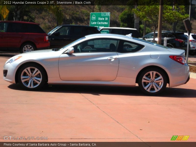 Silverstone / Black Cloth 2012 Hyundai Genesis Coupe 2.0T