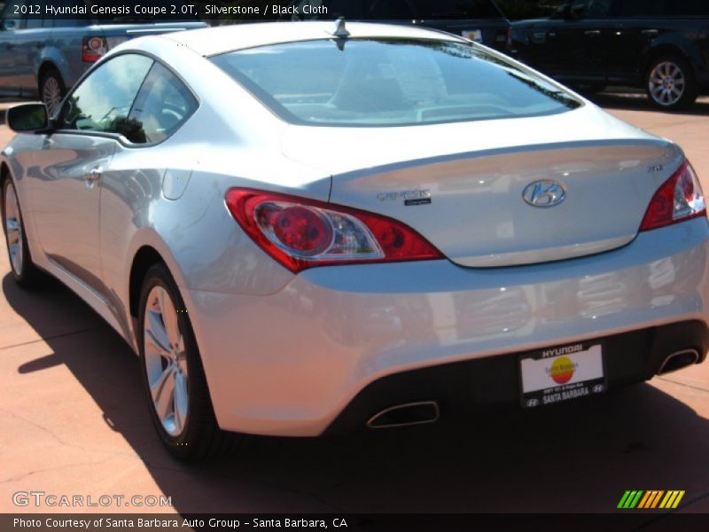 Silverstone / Black Cloth 2012 Hyundai Genesis Coupe 2.0T