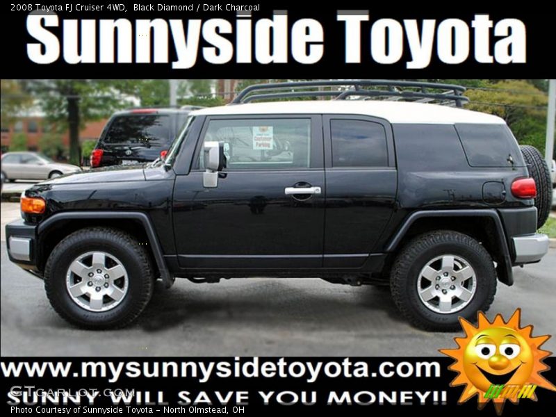 Black Diamond / Dark Charcoal 2008 Toyota FJ Cruiser 4WD