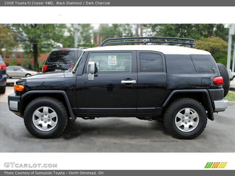 Black Diamond / Dark Charcoal 2008 Toyota FJ Cruiser 4WD