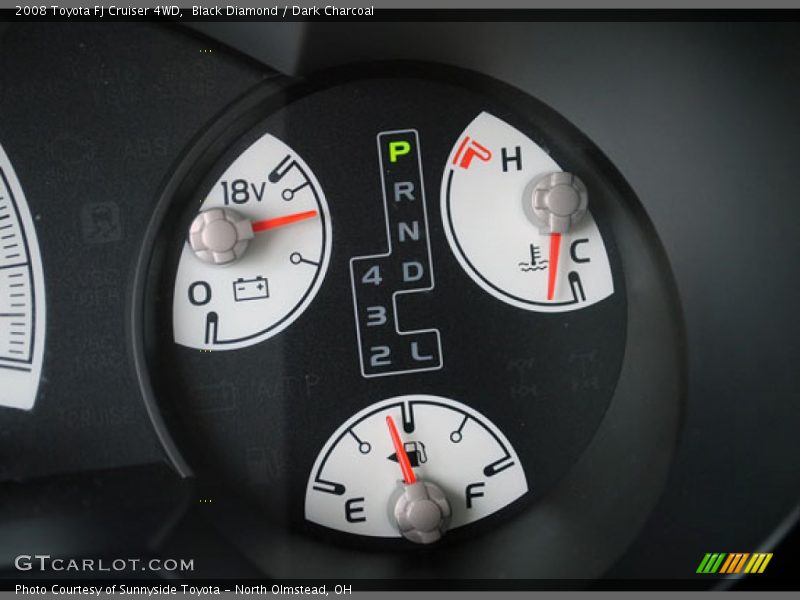 Black Diamond / Dark Charcoal 2008 Toyota FJ Cruiser 4WD