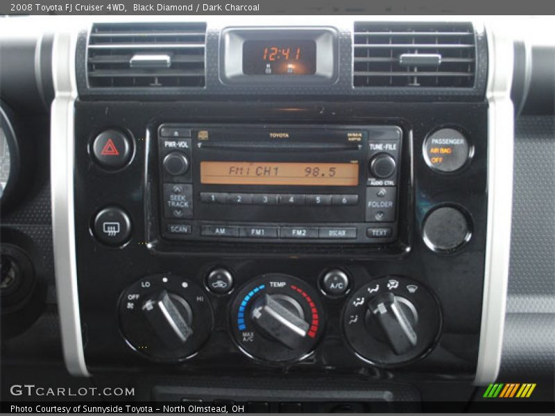 Black Diamond / Dark Charcoal 2008 Toyota FJ Cruiser 4WD